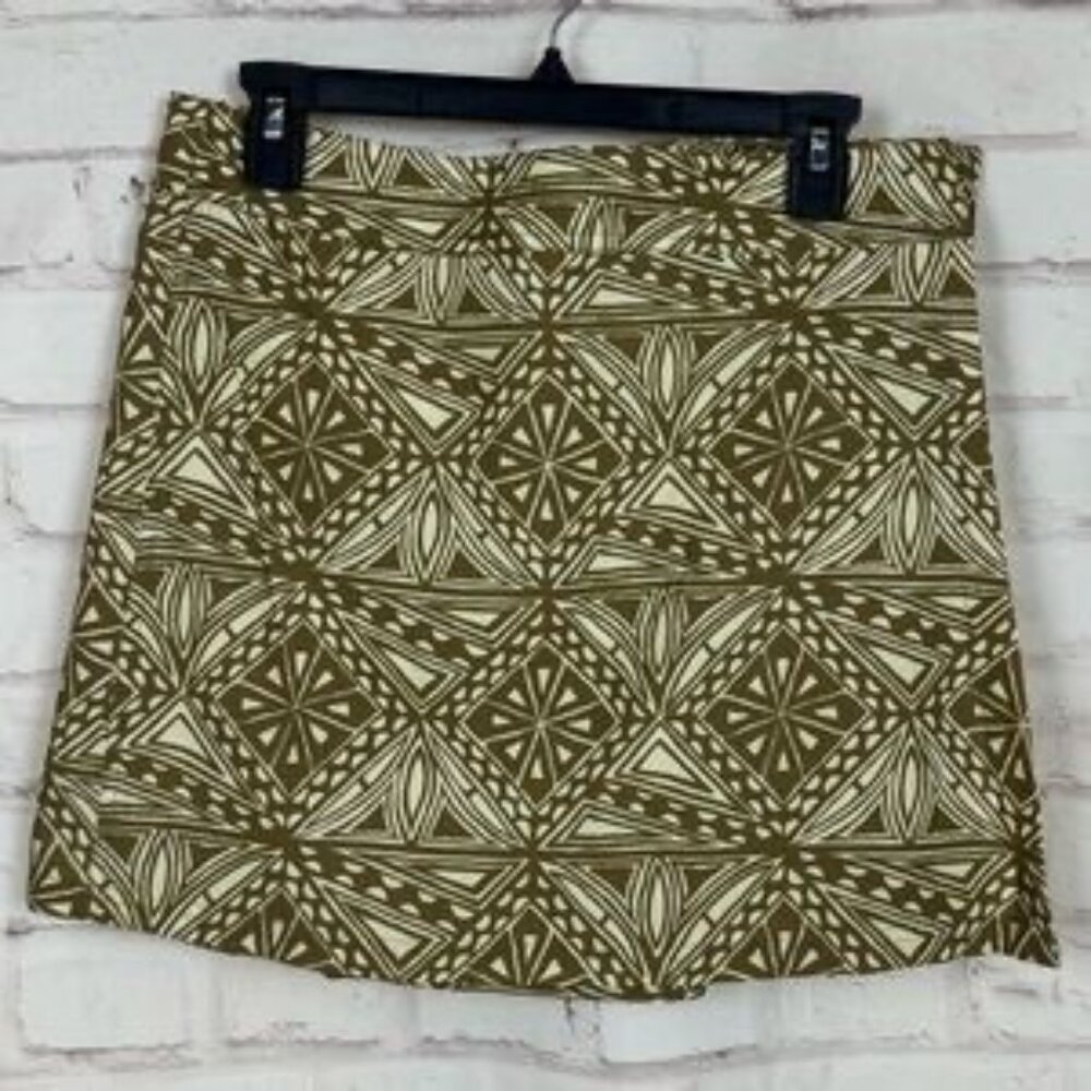 Ripskirt Hawaii skirt wrap olive brown geometric shape XXL